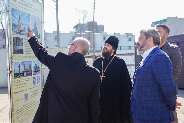 В Кирове продолжается восстановление храма Феодоровской иконы Божией Матери