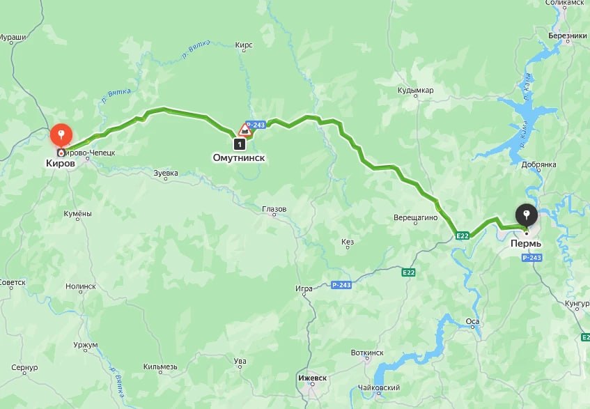 В середине апреля запустят автобусное сообщение по маршруту № 10474 Киров — Пермь