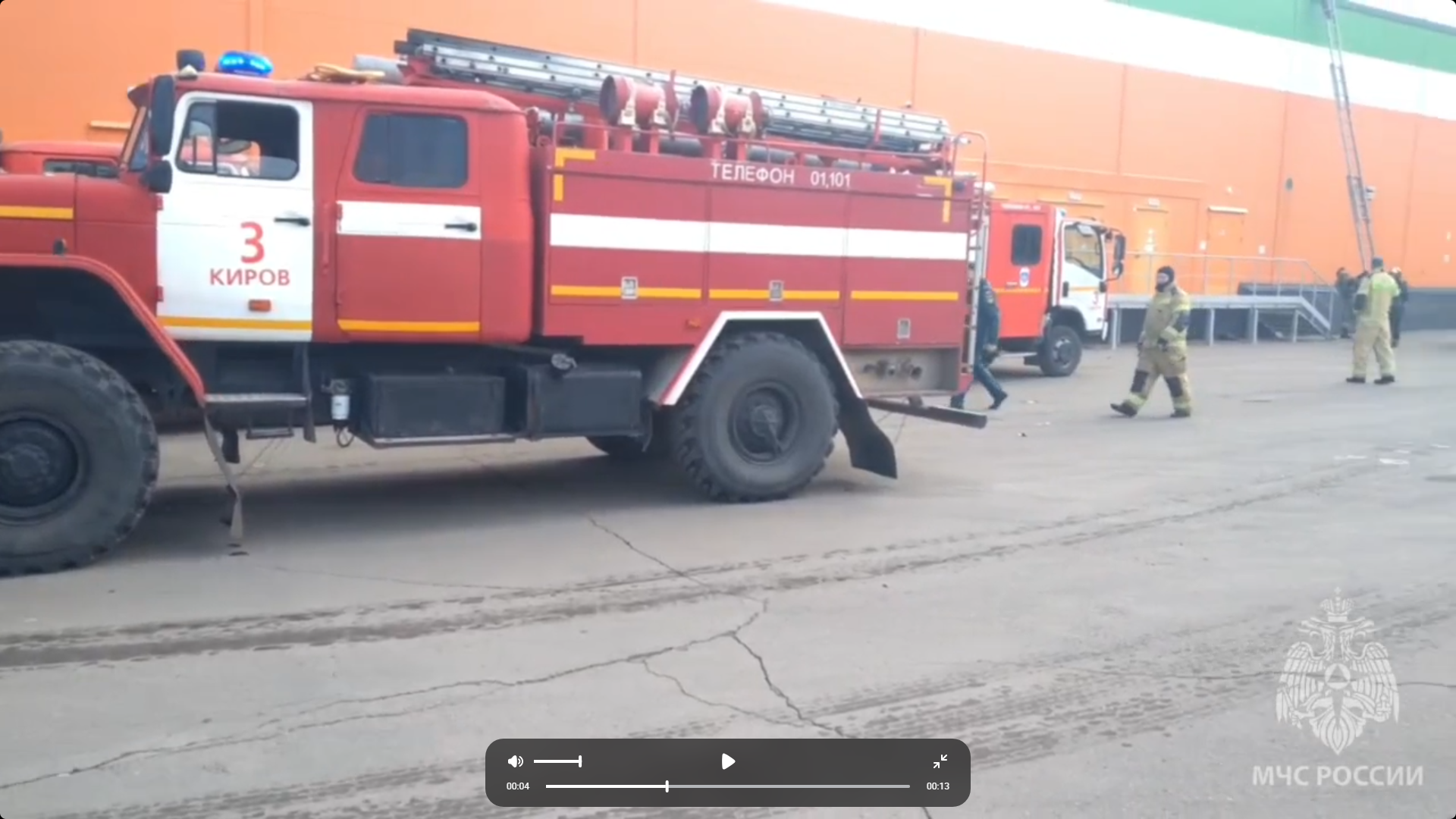 В Кирове произошло задымление в пищеблоке ТЦ на улице Ивана Попова