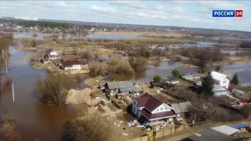 Уровень Вятки возле Кирова снижается, а в районе Слободского и Котельнича — растет