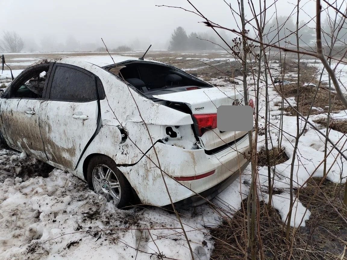 Две аварии с опрокидыванием зарегистрировали на дорогах региона