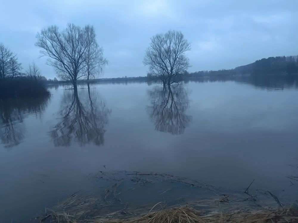 В селе Улеш Кикнурского округа затоплен низководный мост, а в Ваштранге под водой огороды