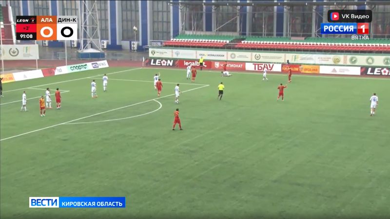 Кировское «Динамо» сыграло с владикавказской «Аланией» вничью