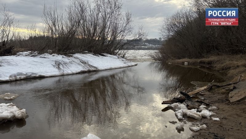 Рост воды в реках Кировской области замедлился
