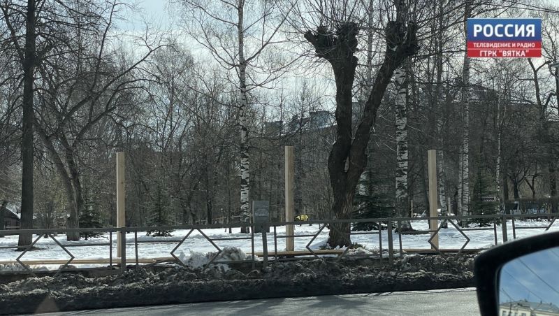 В Кирове готовят площадку для Аллеи Славы