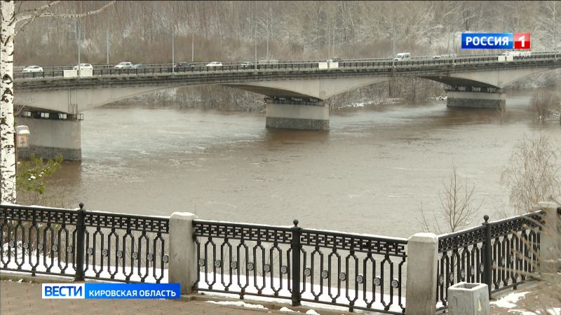 На большинстве малых рек Кировской области спад уровня воды