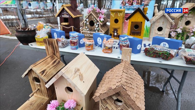 В кировском парке «Аполло» прошёл экологический конкурс скворечников и бельчатников