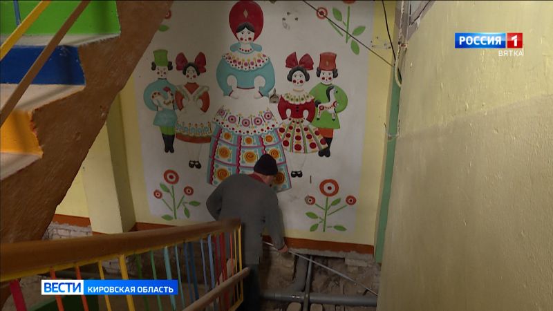 В Фаленках продолжается капитальный ремонт здания детского сада