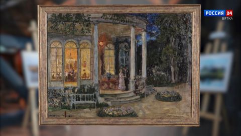 Искусство увидеть… История одной картины: «Ночь. Эскиз декорации к постановке драмы С. Пшибышевского «Мать» 1919 год