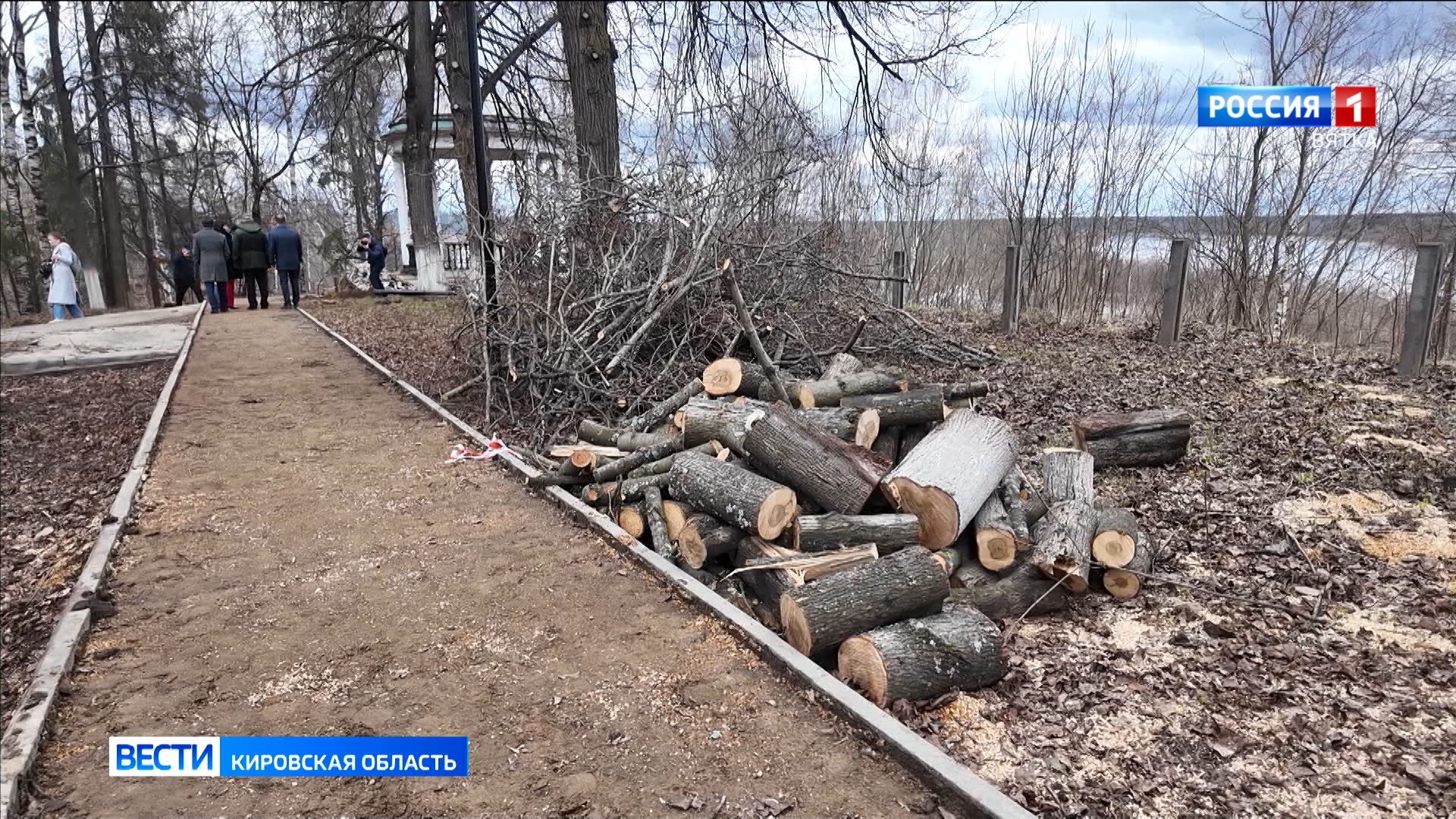 В Слободском в рамках проекта «От ротонды до Алых парусов» благоустраивают набережную