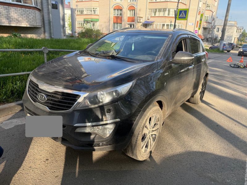 В Нововятском районе водитель сбил 9-летнего велосипедиста