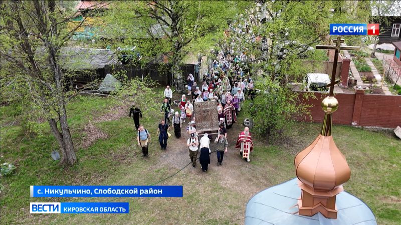В селе Никульчино встретили Борисоглебский крестный ход