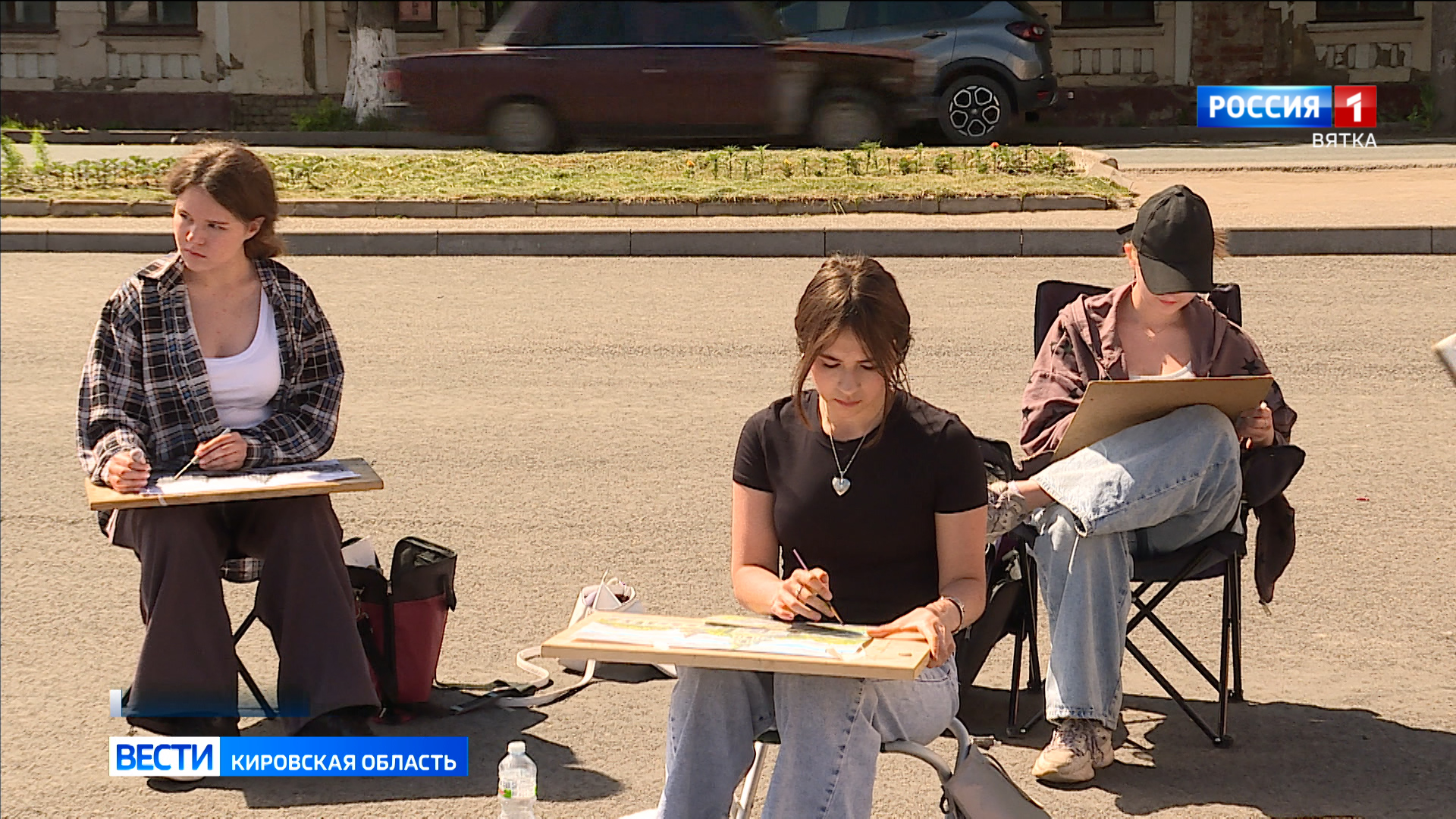 В Слободском в 13-й раз прошел пленэр «Город над Вяткой-рекой»