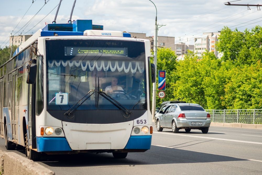 В Кирове на две недели троллейбус № 7 изменит маршрут