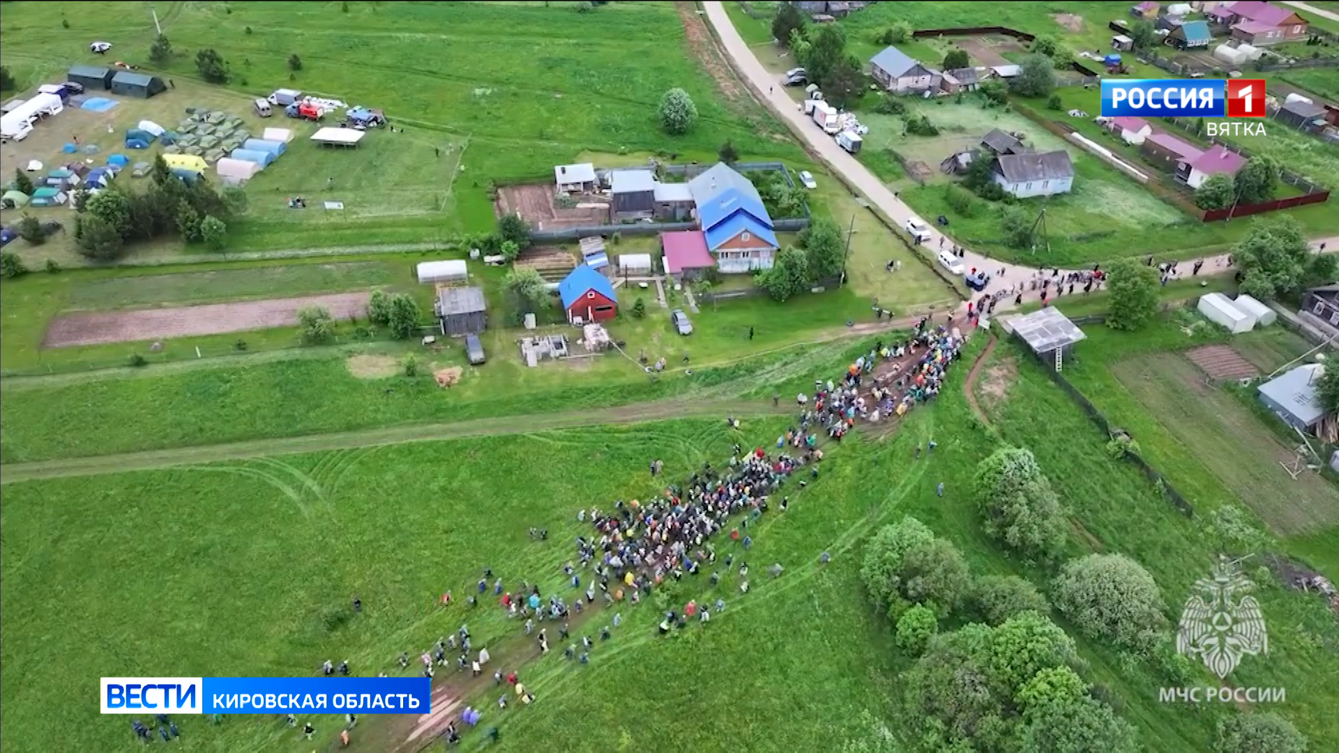 Сегодня в Кирове встречают паломников Великорецкого крестного хода