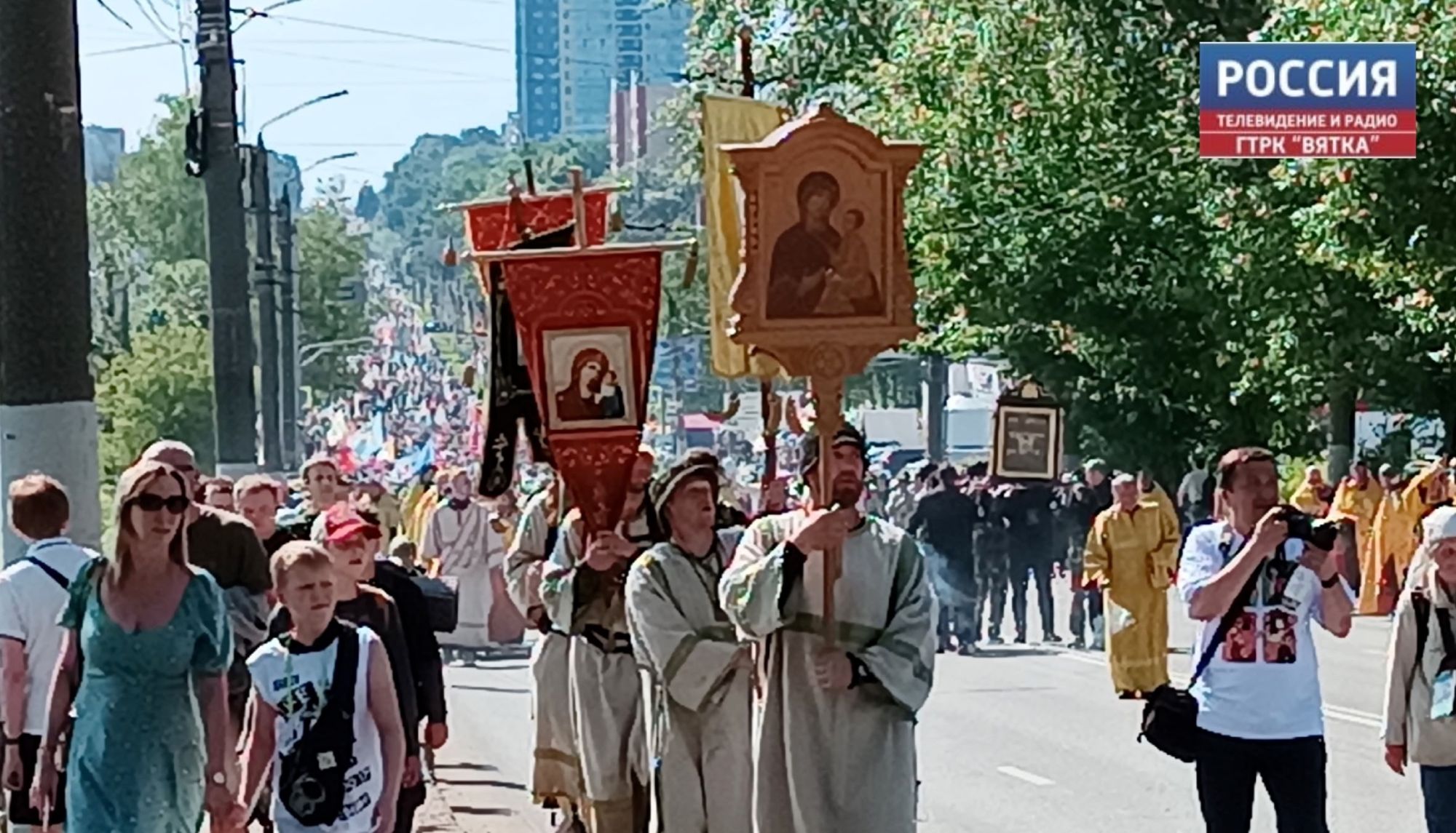 В Кирове встретили паломников Великорецкого крестного хода