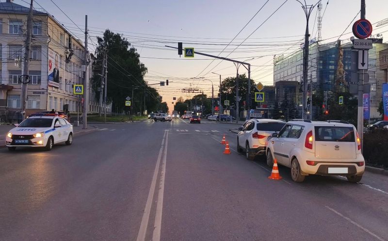 Тройное ДТП произошло в Кирове на улице Воровского