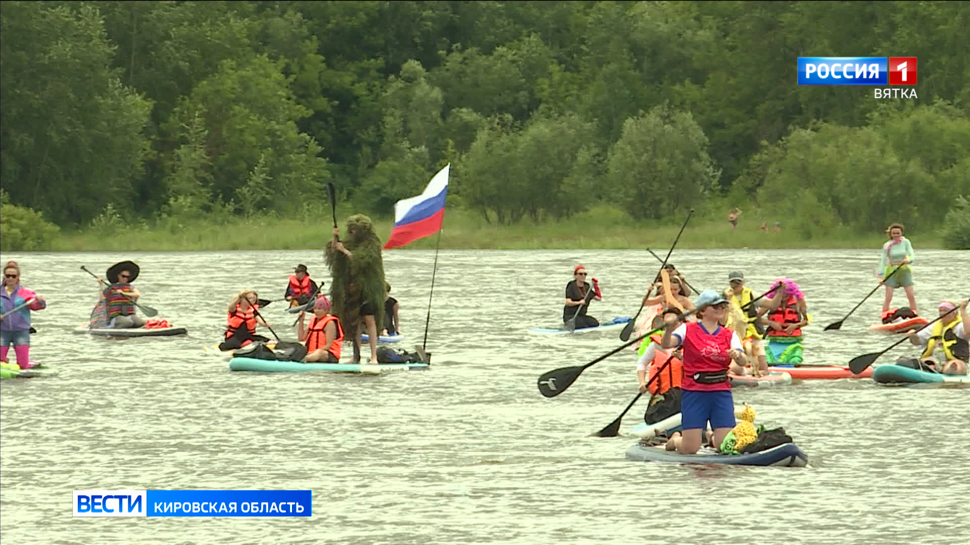 В Кирове прошел открытый чемпионат по сапсёрфингу
