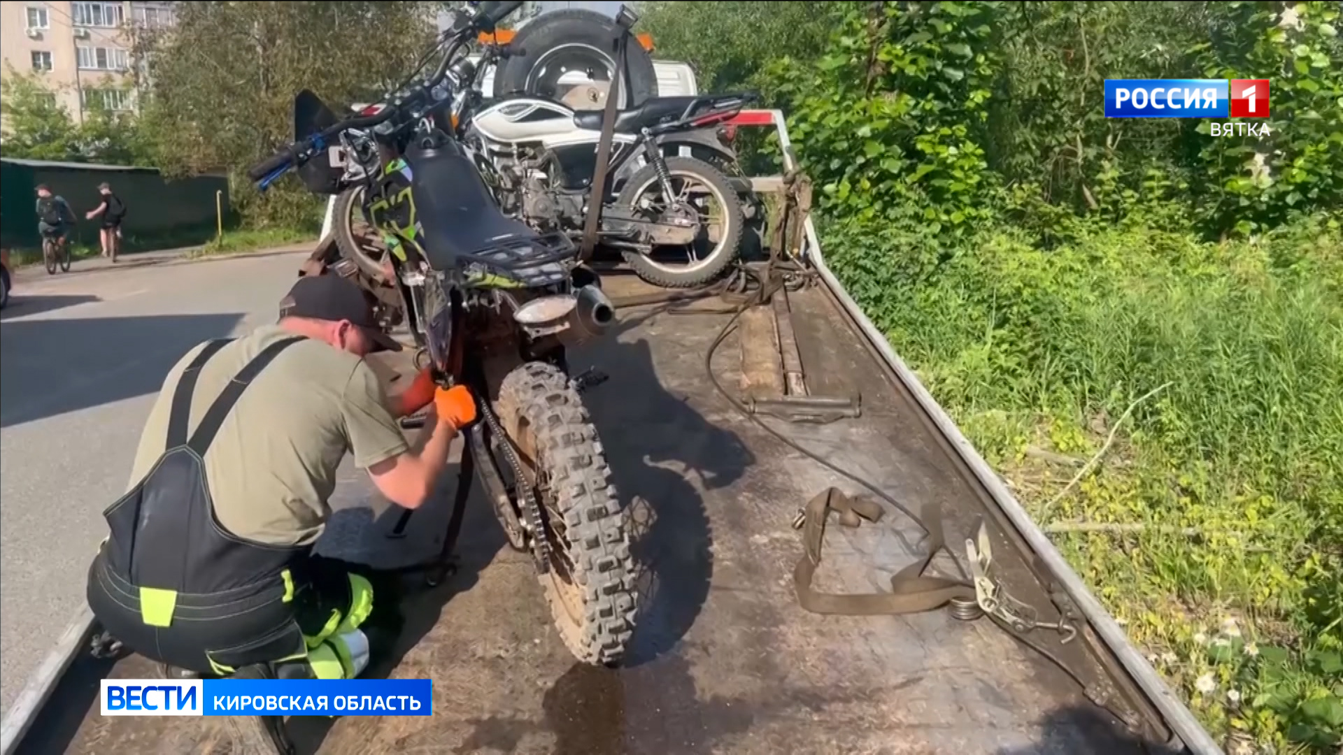 В Лянгасово произошла авария с участием мототехники