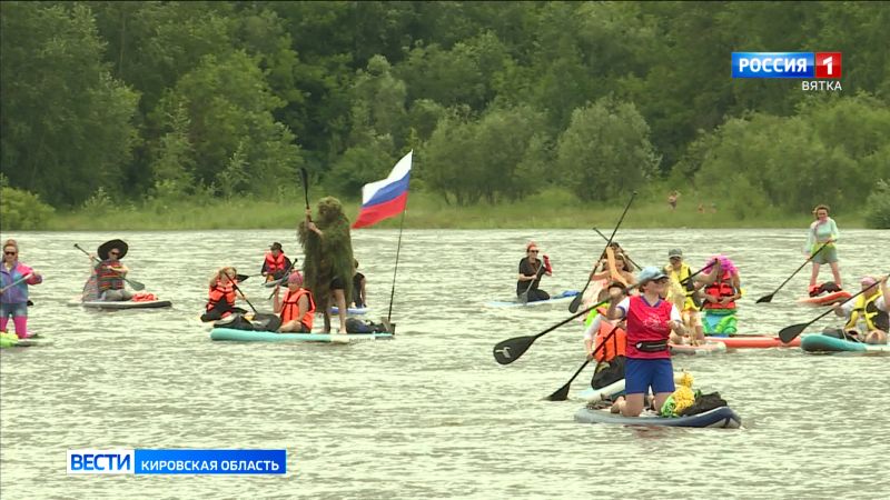 В Кирове прошел открытый чемпионат по сапсёрфингу