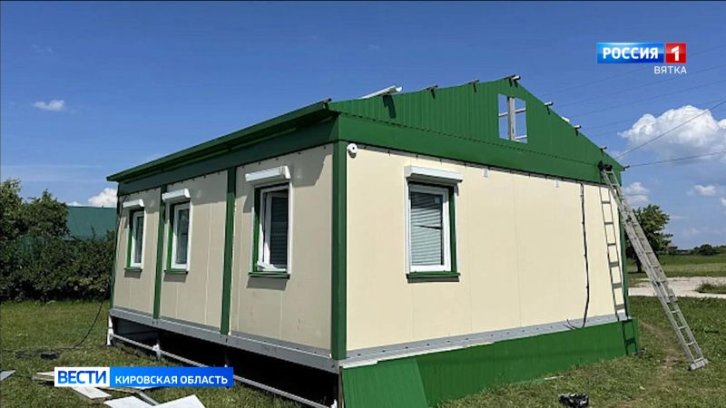 В Уржумском и Лебяжском районах по нацпроекту возводятся новые ФАПы