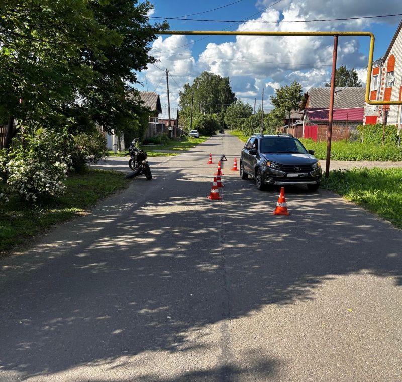 На дорогах области за прошедшие сутки в ДТП пострадали 2 юных мотоциклиста