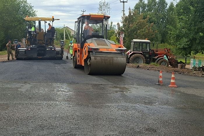 В Белохолуницком районе отремонтировали дорогу в деревне Ракалово