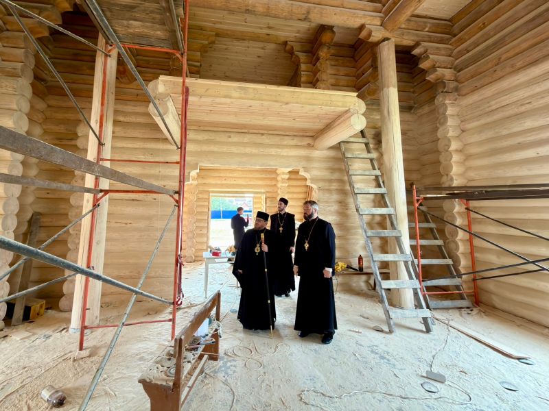 В Лузе продолжается строительство храма в честь Смоленской иконы Божией Матери
