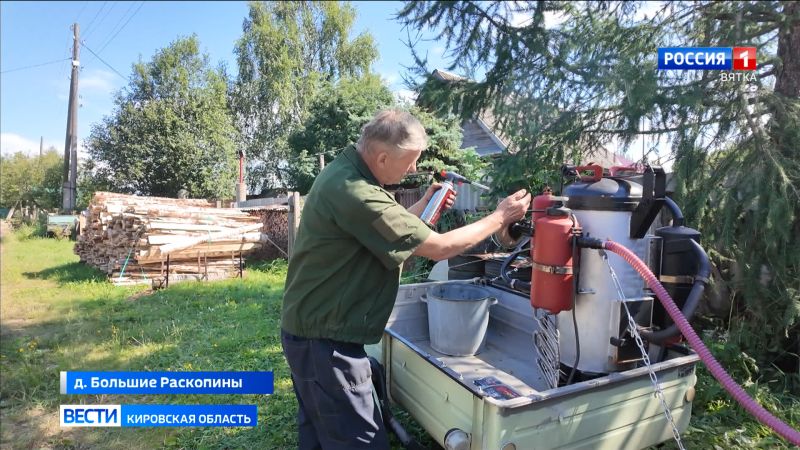Вятский умелец создал машину, которая работает на углях