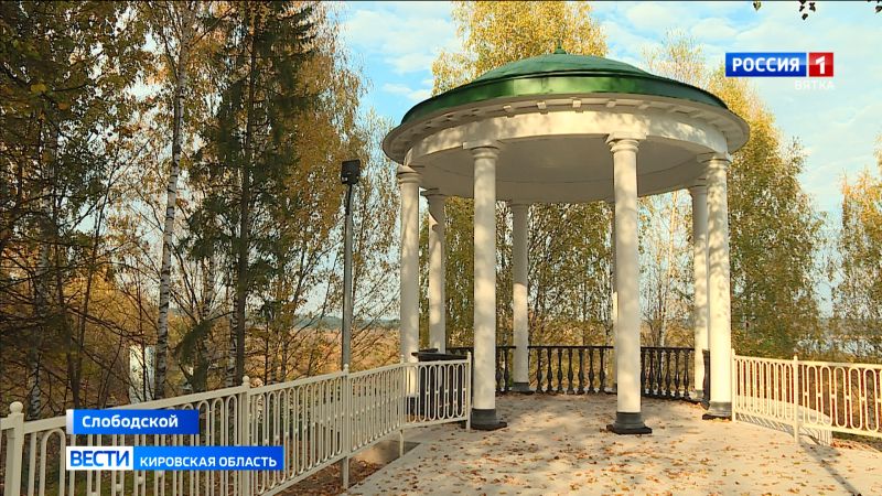 В Слободском завершается благоустройство набережной реки Вятки