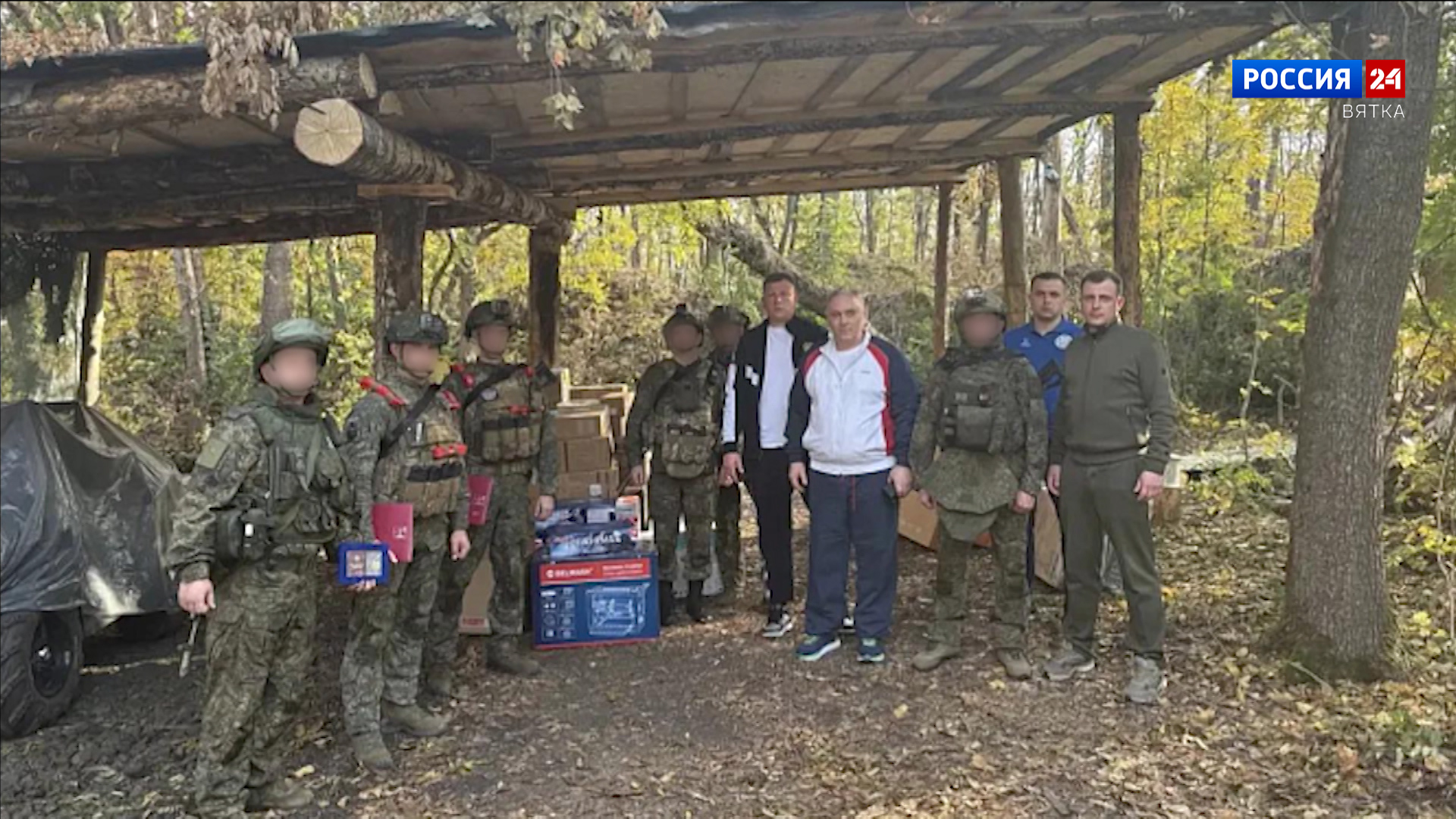 Кировские бойцы в зоне СВО получили большую партию гуманитарной помощи