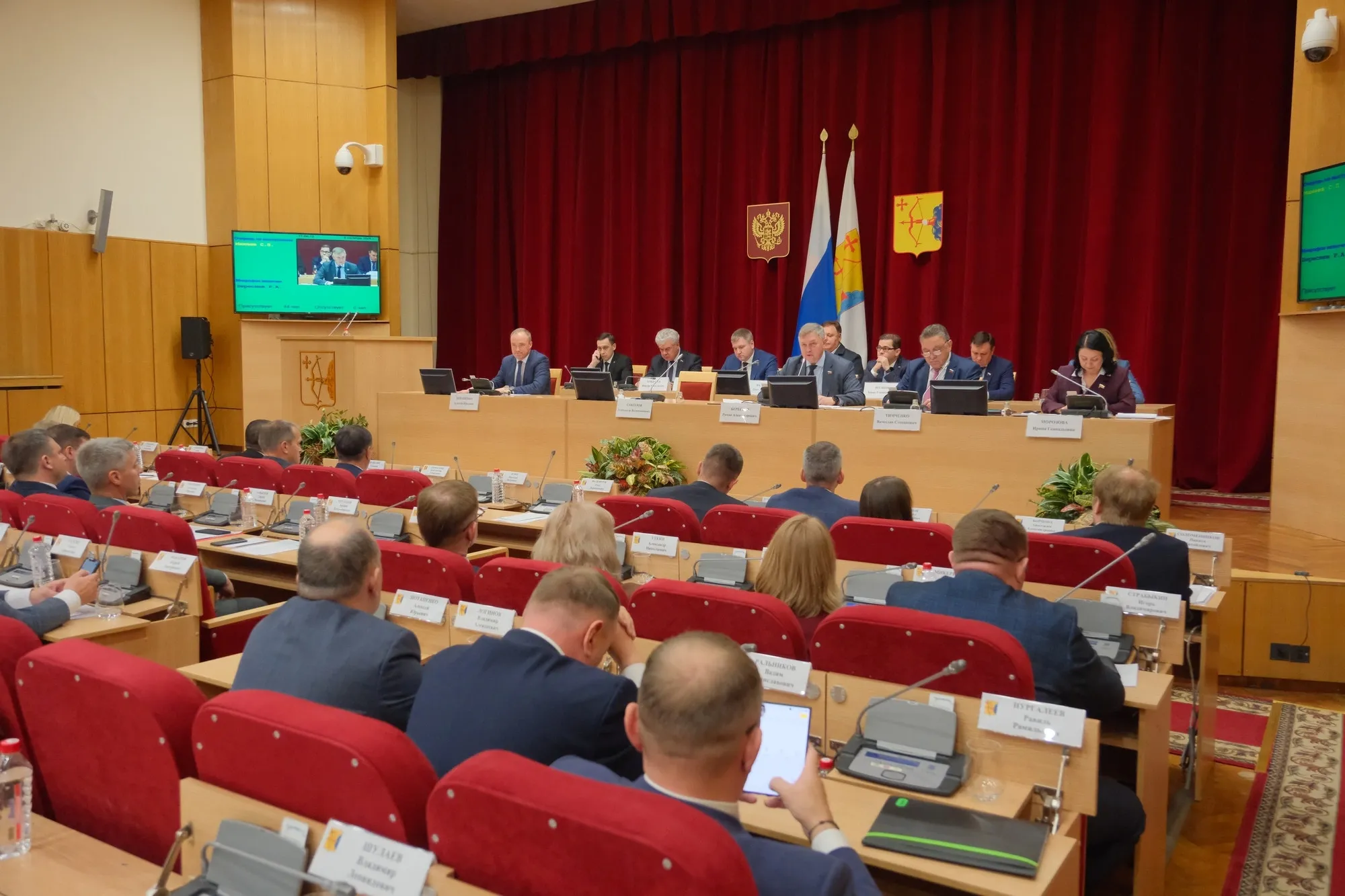 Избраны сенатор от Кировской области и заместители Председателя Законодательного собрания Кировской области