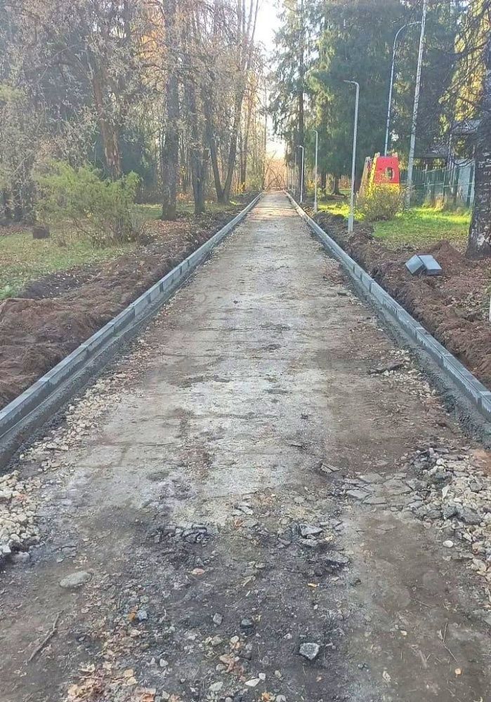 В Нововятском районе благоустройство парка ЛПК будут вести пока стоит хорошая погода