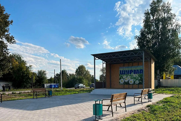 В селе Шурма Уржумского района появилось новое досуговое пространство