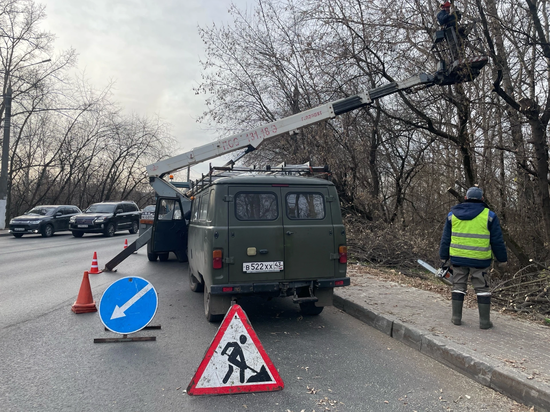В четверг ограничат движение транспорта на Слободском тракте в направлении Кирова