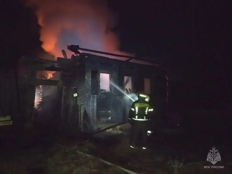 В Афанасьевском округе в пожаре погиб хозяин дома